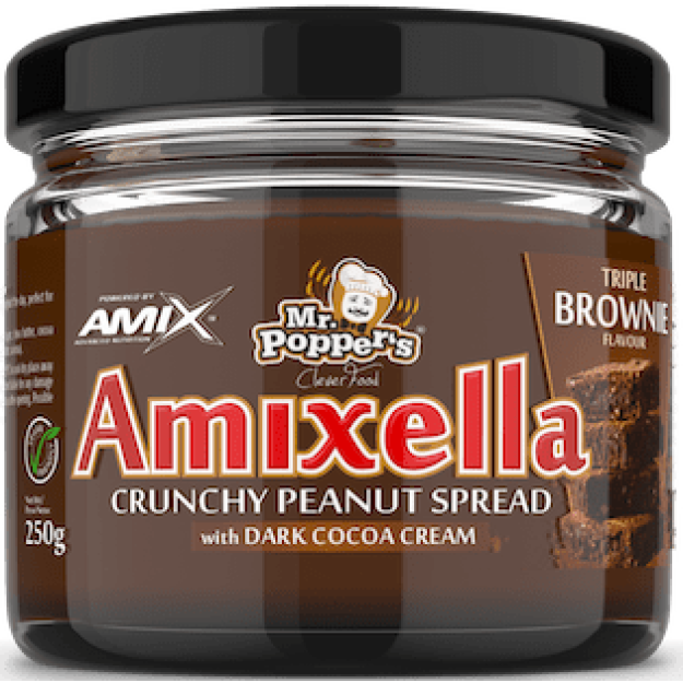 Amix Nutrition Mr. Popper's - Amixella@ Peanut Spread - Tripple Browny 250 g picture Amix Nutrition Mr. Popper's - Amixella@ Peanut Spread - Tripple Browny 250 g photo