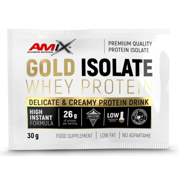 Amix Nutrition Gold Whey Protein Isolate 30 g Amix Nutrition Gold Whey Protein Isolate 30 g