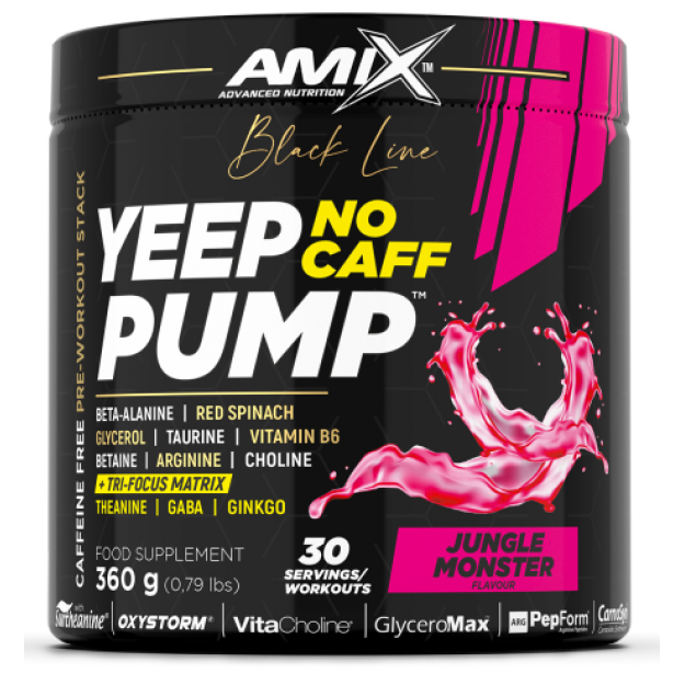 Amix Nutrition Black Line Yeep Pump (No Caffeine) 345 g