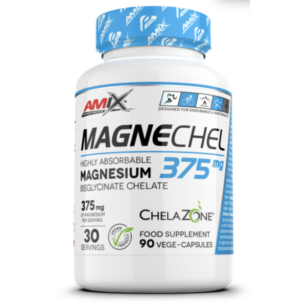 Amix Nutrition MagneChel Magnio chelatas 90 kapsulių Amix Nutrition MagneChel Magnio chelatas 90 kapsulių
