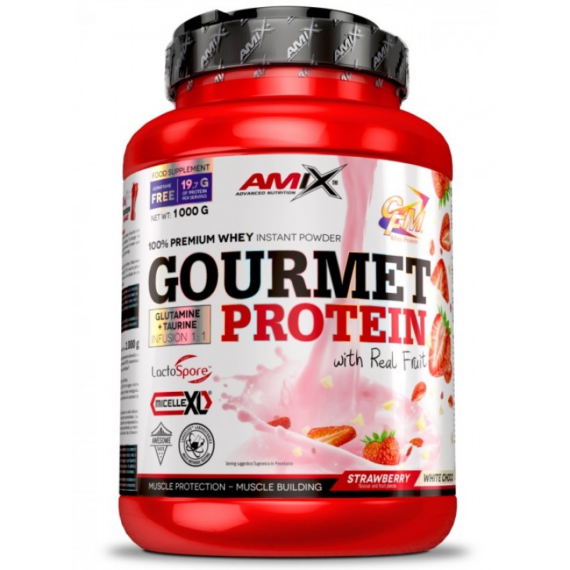 Amix Nutrition Gourmet protein preemium 1000 g foto
