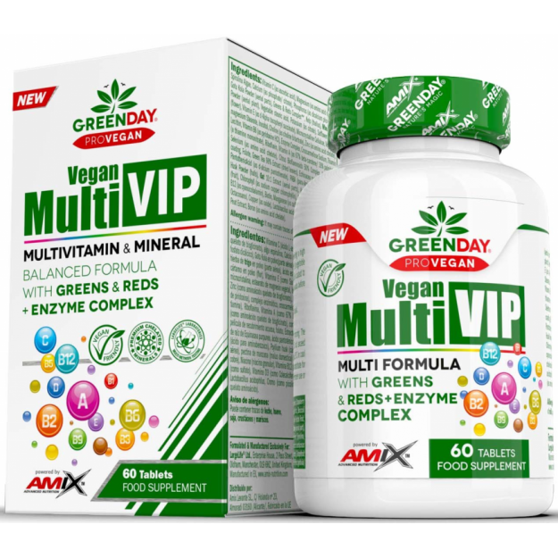 Amix Nutrition GreenDay® ProVegan Vegan Multi VIP 60 таблеток фото