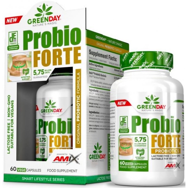 Amix Nutrition GreenDay@ ProVegan Probio Forte BOX 60 kapslit