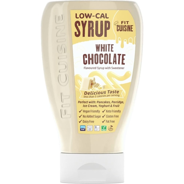 Applied Fit Cuisine Syrup 425 ml - Baltasis šokoladas