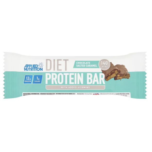 Applied Nutrition Diet Protein Bar 45 g - Šokolaadi soolatud karamell foto