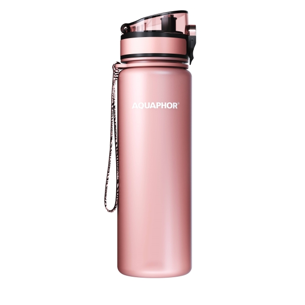 Aquaphor Filter Bottle City 500 ml - Powdery pink