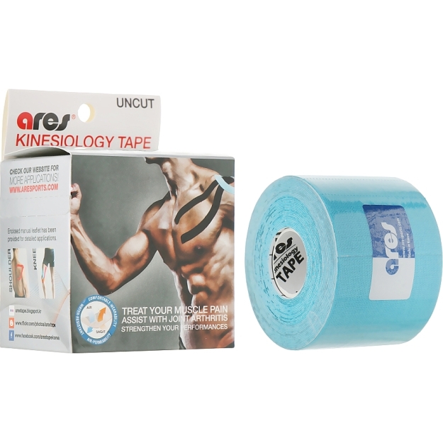 Ares Tape Kinesio Tape 5 M x 5 CM - Blue Ares Tape Kinesio Tape 5 M x 5 CM - Blue
