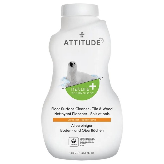 Attitude Grindų ploviklis 1050 ml - citrusiniai vaisiai Attitude Grindų ploviklis 1050 ml - citrusiniai vaisiai