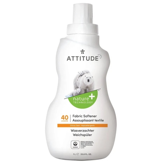 Attitude veļas mīkstinātājs 1000 ml - citrusaugļi Attitude veļas mīkstinātājs 1000 ml - citrusaugļi