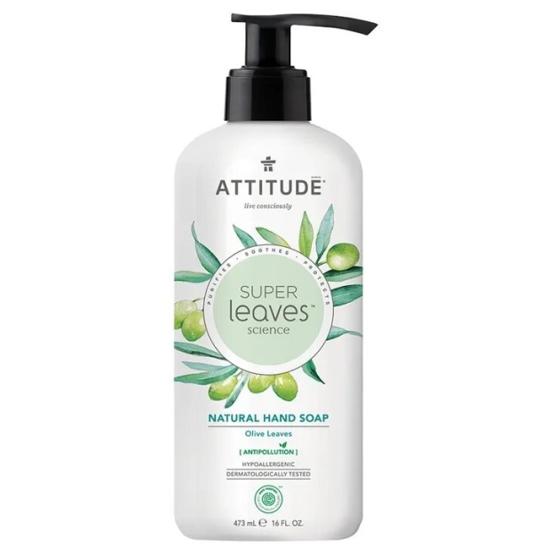 Attitude Hand Soap 473 ml - Olive Leaves Attitude Hand Soap 473 ml - Olive Leaves