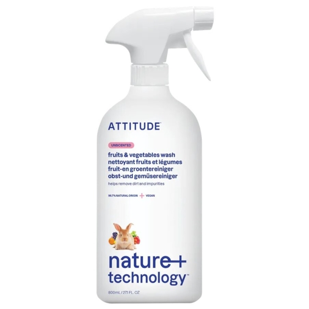 Attitude Augļu un dārzeņu mazgāšana 800 ml