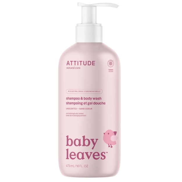 Baby Leaves 2in1 Šampūnas ir kūno gelis 473 ml - Kvepalų Nemokamai