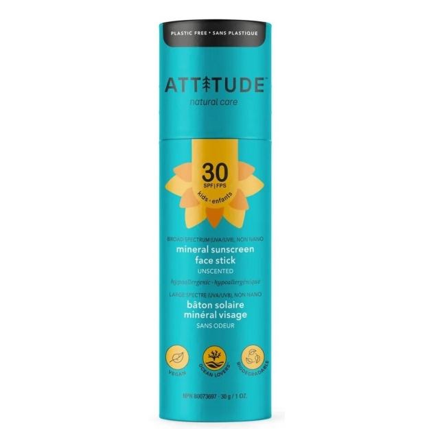 Attitude Vaikų saulės lazdelė SPF 30 50 g Attitude Vaikų saulės lazdelė SPF 30 50 g