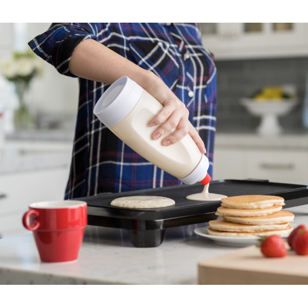Blender Bottle Tešlos maišytuvas Whiskware Balta-raudona 1 l paveikslėlį Blender Bottle Tešlos maišytuvas Whiskware Balta-raudona 1 l nuotrauka