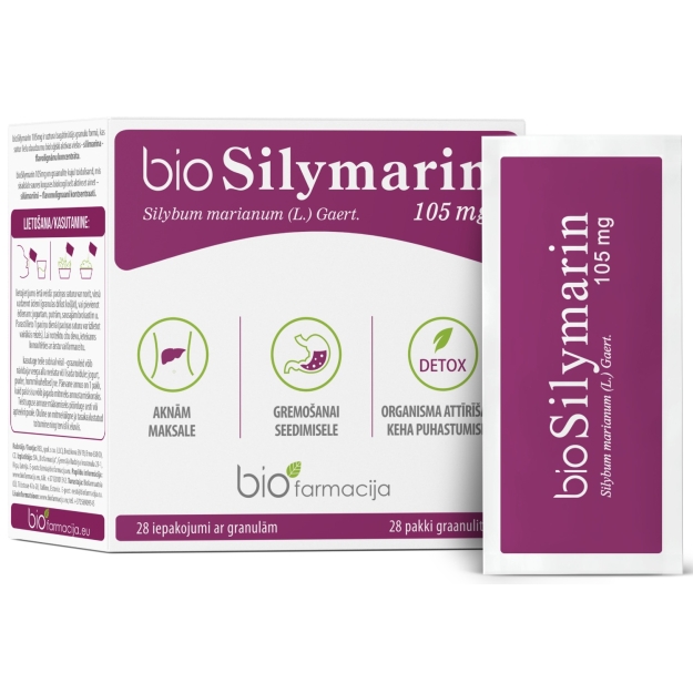 BioFarmacija Bio Silimarinas 105 mg N28 paveikslėlį BioFarmacija Bio Silimarinas 105 mg N28 nuotrauka