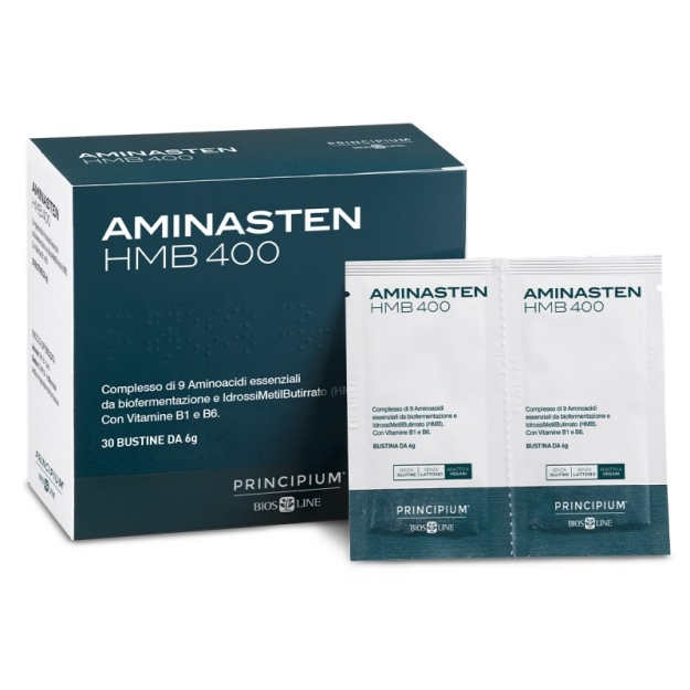 Bios Line Principium Aminoskābju komplekss Aminasten HMB 400 6 g x 30 Bios Line Principium Aminoskābju komplekss Aminasten HMB 400 6 g x 30