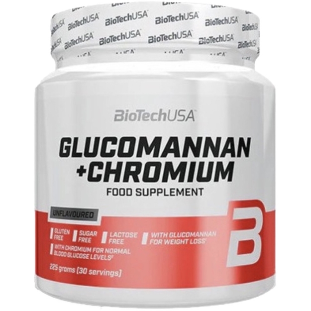 Biotech USA Glucomannan + Chromium 225 g photo