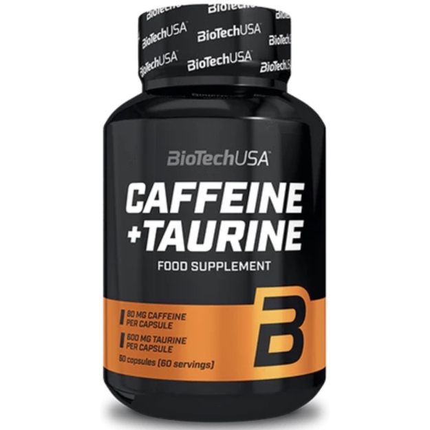 Biotech USA Caffeine and Taurine 60 capsules photo