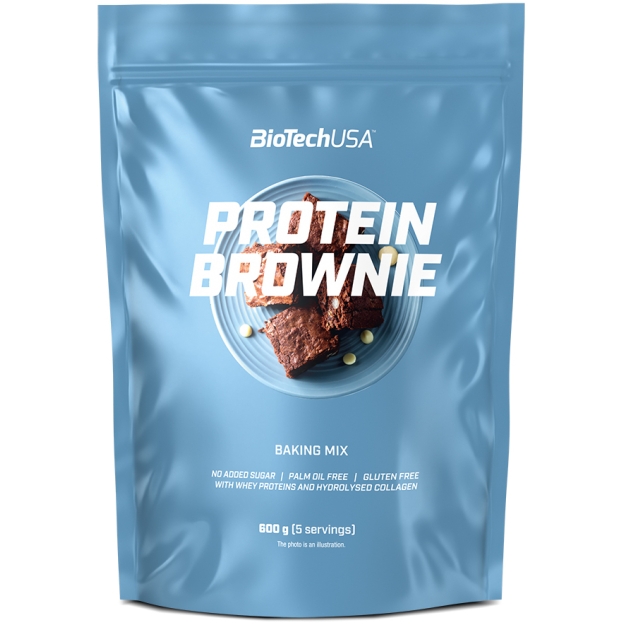 Biotech USA Protein Brownie 600 g fotogrāfija