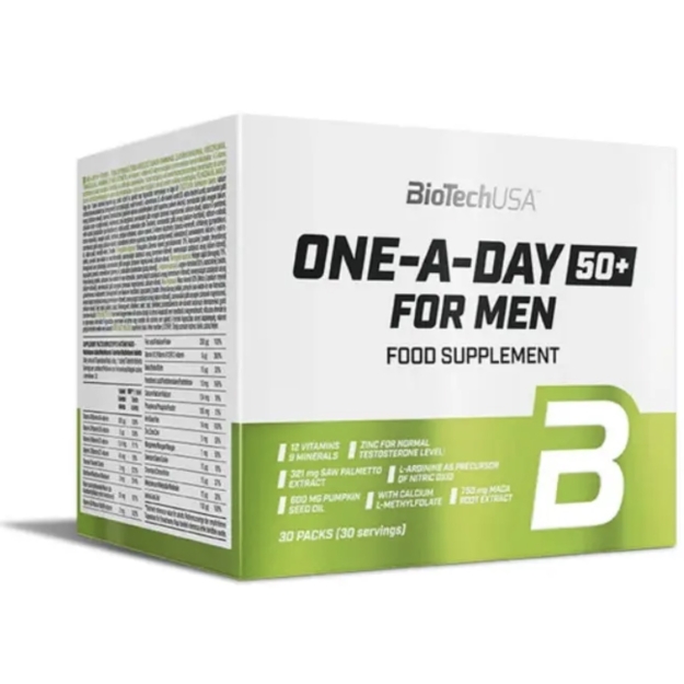 Biotech USA One a day 50+ meestele 30 pakki foto