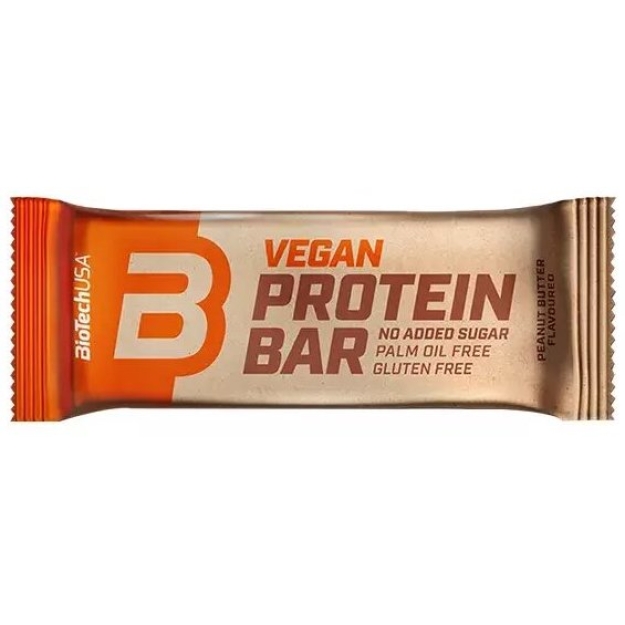 Biotech USA Vegan Bar 50 g - Peanut Butter Biotech USA Vegan Bar 50 g - Peanut Butter