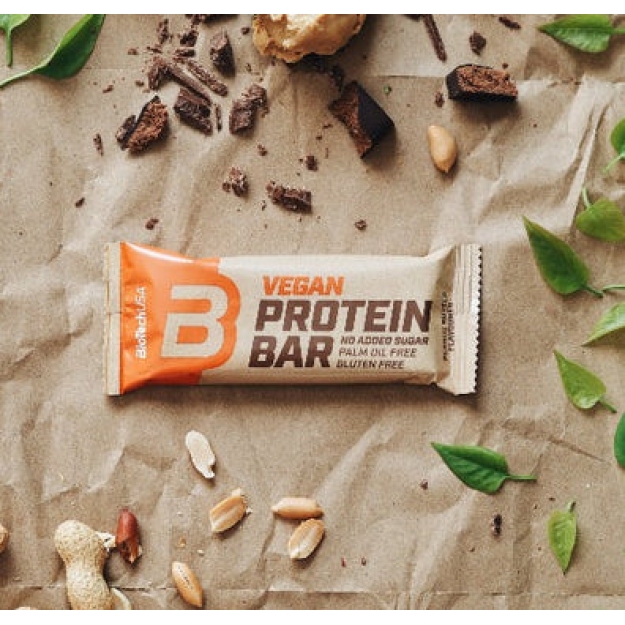 Biotech USA Vegan Bar 50 g - Peanut Butter Biotech USA Vegan Bar 50 g - Peanut Butter