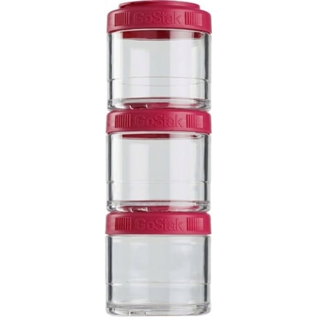 Blender Bottle Go Stak 3 x 100 ml - Rozā Blender Bottle Go Stak 3 x 100 ml - Rozā
