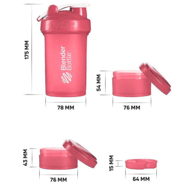 Blender Bottle ProStak® 650 ml Naujas rožinis paveikslėlį Blender Bottle ProStak® 650 ml Naujas rožinis nuotrauka