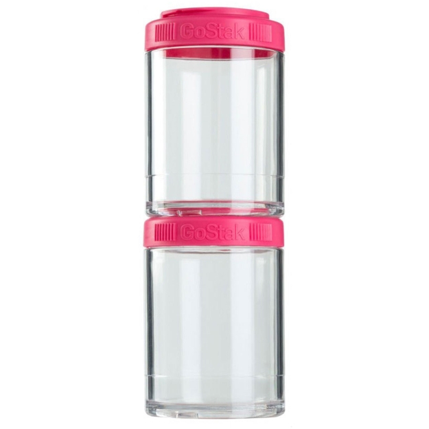 Blender Bottle Go Stak 2 x 150 ml - Rožinis
