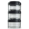 Blender Bottle Go Stak 3 x 60 ml - Juodas Blender Bottle Go Stak 3 x 60 ml - Juodas