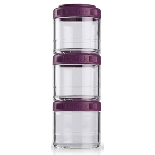 Blender Bottle Go Stak 3 x 100 ml - Violetinis Blender Bottle Go Stak 3 x 100 ml - Violetinis