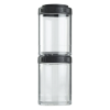 Blender Bottle Go Stak 2 x 150 ml - Juodas Blender Bottle Go Stak 2 x 150 ml - Juodas