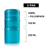 Blender Bottle Expansion pak Prostak Black-clear 100-150-250 cc nuotrauka