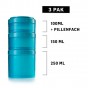 Blender Bottle Expansion pak Prostak Black-clear 100-150-200 cc - 1