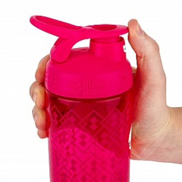 Blender Bottle Signature Sleek Pinkgeolace 820 ml bilde Blender Bottle Signature Sleek Pinkgeolace 820 ml fotogrāfija