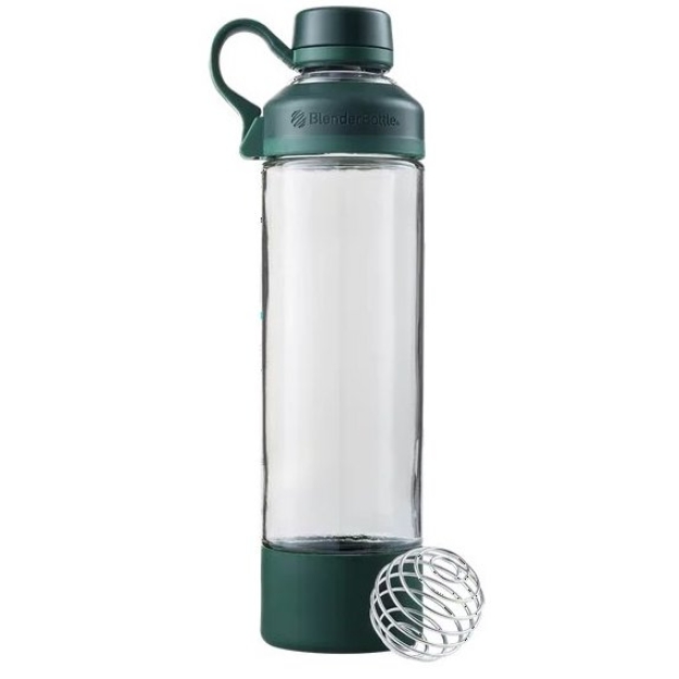 Blender Bottle Mantra Glass 600 ml - Tume-roheline pilt Blender Bottle Mantra Glass 600 ml - Tume-roheline foto