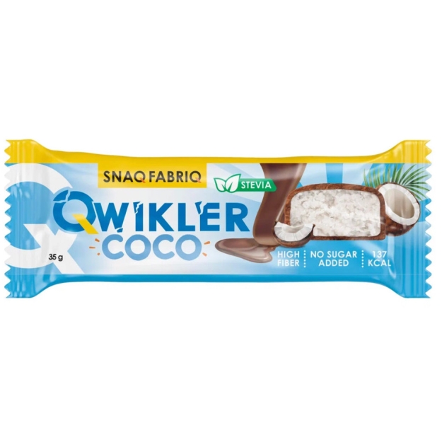 Bombbar Qwikler 35 g - kokosas paveikslėlį Bombbar Qwikler 35 g - kokosas nuotrauka