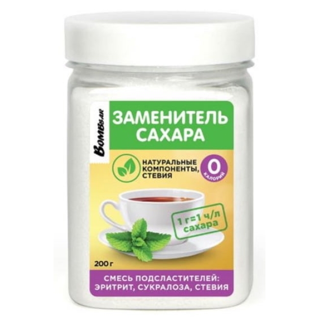 Cukura aizstājējs 200 g (eritritols, sukraloze, stevija)