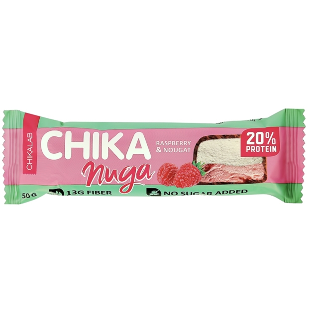Nougat bar 50 g - raspberry