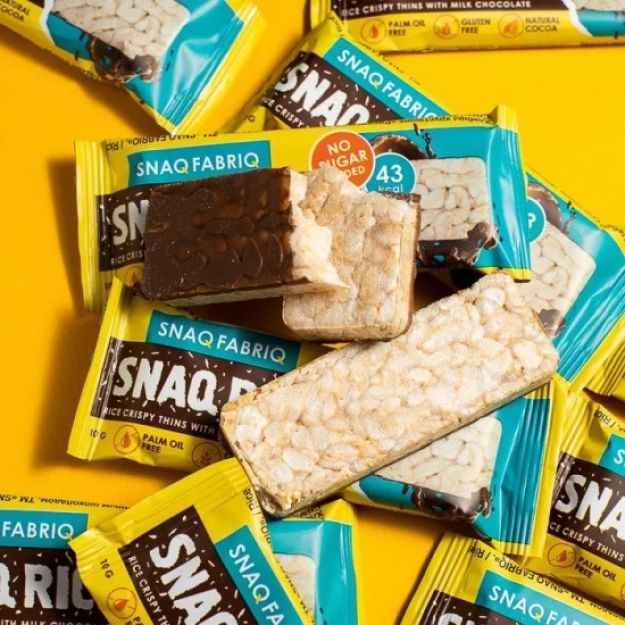 Bombbar Snaq Rice Bar 10 g - Milk Chocolate Bombbar Snaq Rice Bar 10 g - Milk Chocolate