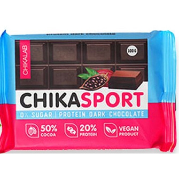 CHIKALAB Tumšā šokolāde 100 g