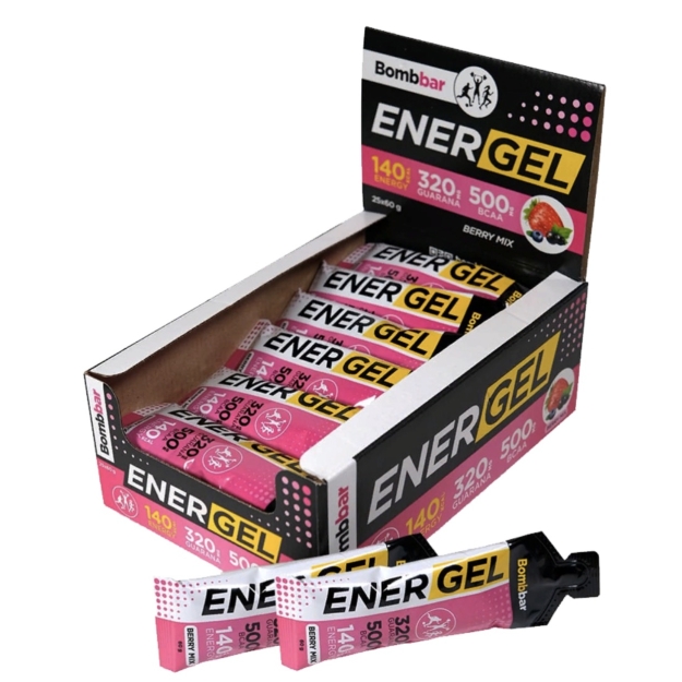 Energijos gelis 60 ml - miško vaisiai x 25