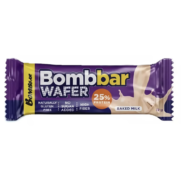 Bombbar Baltyminis Vaflis 32 g - keptas pienas Bombbar Baltyminis Vaflis 32 g - keptas pienas