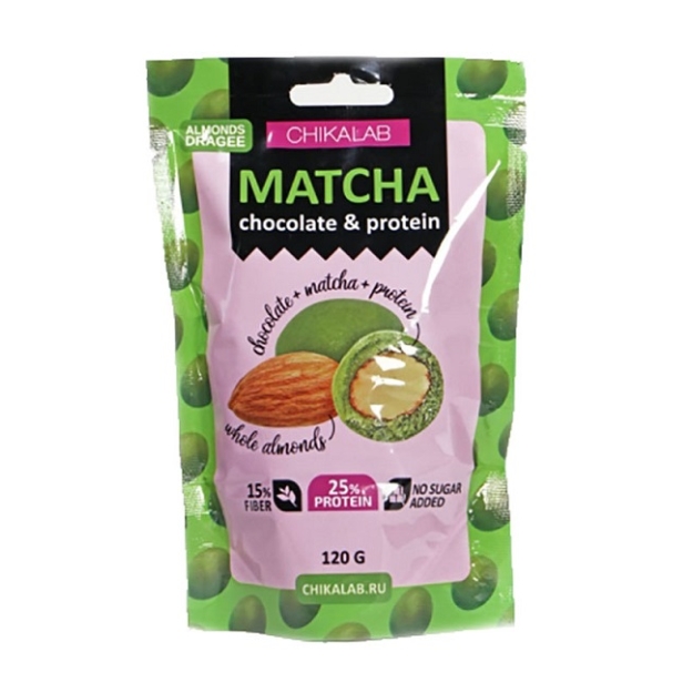 Миндаль с шоколадом и матчей 120 г