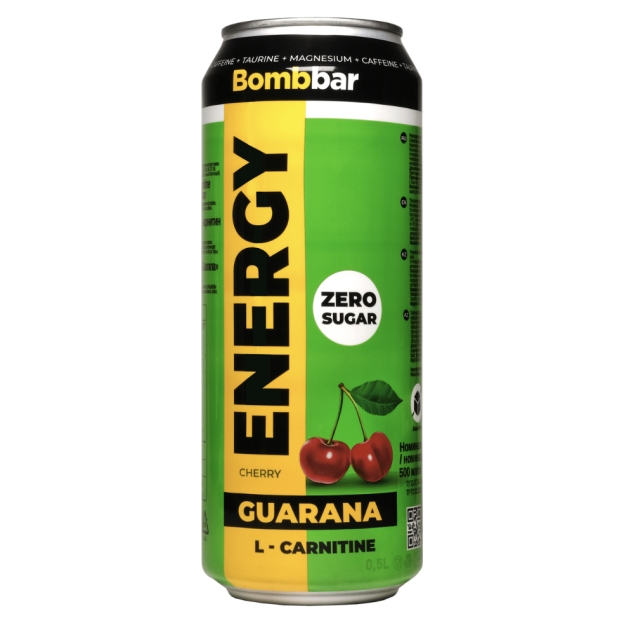 Bombbar Energy Drink 500 ml - ķirši bilde Bombbar Energy Drink 500 ml - ķirši fotogrāfija