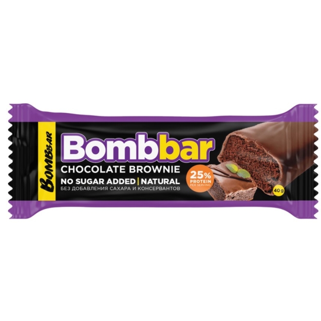Bombbar Baltymų batonėlis 40 g - Šokoladinis pyragas Bombbar Baltymų batonėlis 40 g - Šokoladinis pyragas
