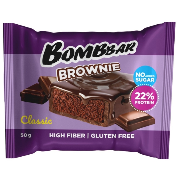 Bombbar Baltyminis Braunis 50 g - klasika Bombbar Baltyminis Braunis 50 g - klasika