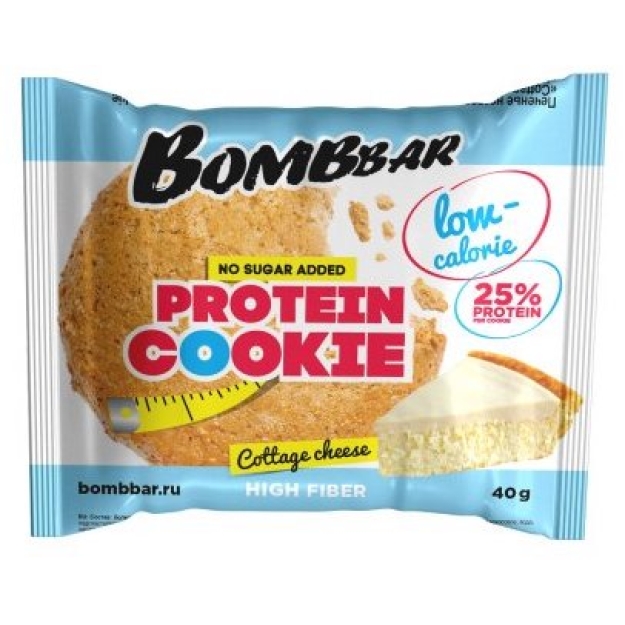 Bombbar Olbaltumvielu Biskvīts 40 g - biezpiens Bombbar Olbaltumvielu Biskvīts 40 g - biezpiens