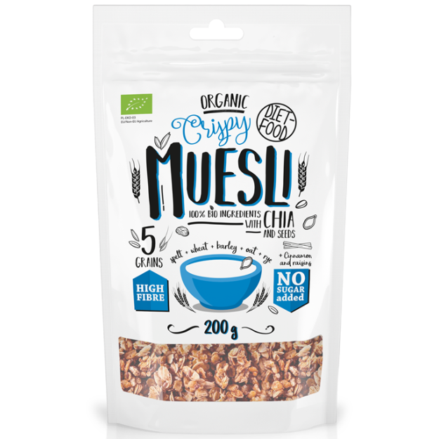Diet Food Musli ar Chia 200 g Diet Food Musli ar Chia 200 g