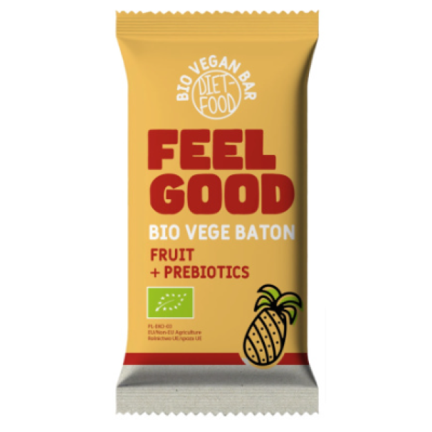 Diet Food Bio Bar 35 g - Augļi + Prebiotika Diet Food Bio Bar 35 g - Augļi + Prebiotika